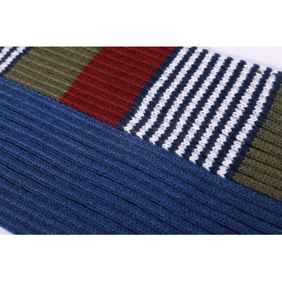 Wholesale Soft Warm knitted scarf Tartan Cashmere Feel Winter Knitted Baby Scarf knitting scarf