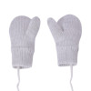 Großhandel Säuglingsbaby-Kleinkind-Unisex-Winter-dicke warme gestrickte Handschuhe Fäustlinge mit Schnur