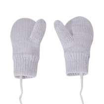 Wholesale Infant Baby Toddler Unisex Winter gloves Thick Warm Knitted Gloves Mittens With String
