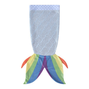 OEM Kids Mermaid Tail Baby Sleep Sack,Super Comfty Flannel Fleece Mermaid Rainbow Sleeping Bag Wholesale