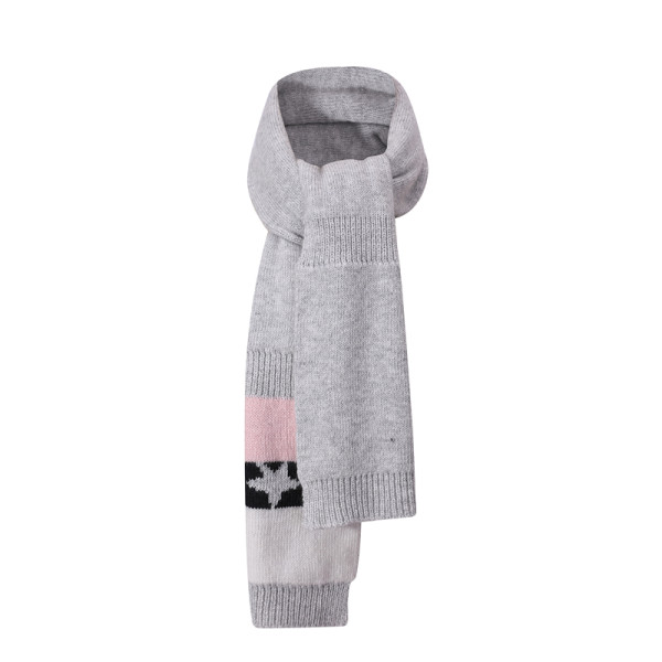 Оптовый детский зимний вязаный шарф, уютный теплый шарф для шеи для маленьких мальчиков и девочек, флисовая подкладка, шарфы унисекс