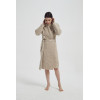 Wholesale Women's Plush Soft Warm Fleece knitted Bathrobe Robe knitting pajamas From Chinese factory