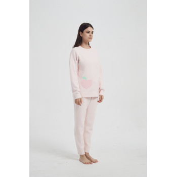 Wholesale Pajamas Women's Long Sleeve Sleepwear with Long Pants Soft Loungewear From Chinese factory