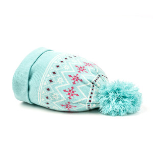 Wholesale Custom Women knitted Beanie Anti-pilling Hat Knitted Pom From Chinese Factory