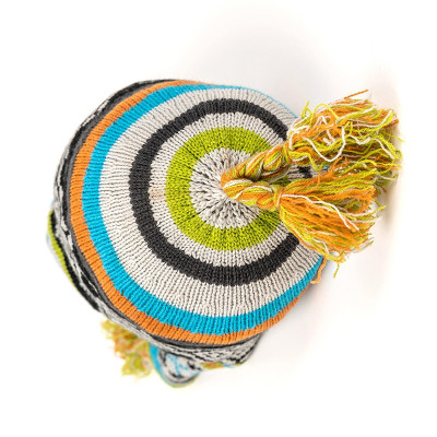 Wholesale Hand Knit beanie hat Sherpa Wool Hat with Micro Fleece Lining Ear Flaps Toque Beanie ODM