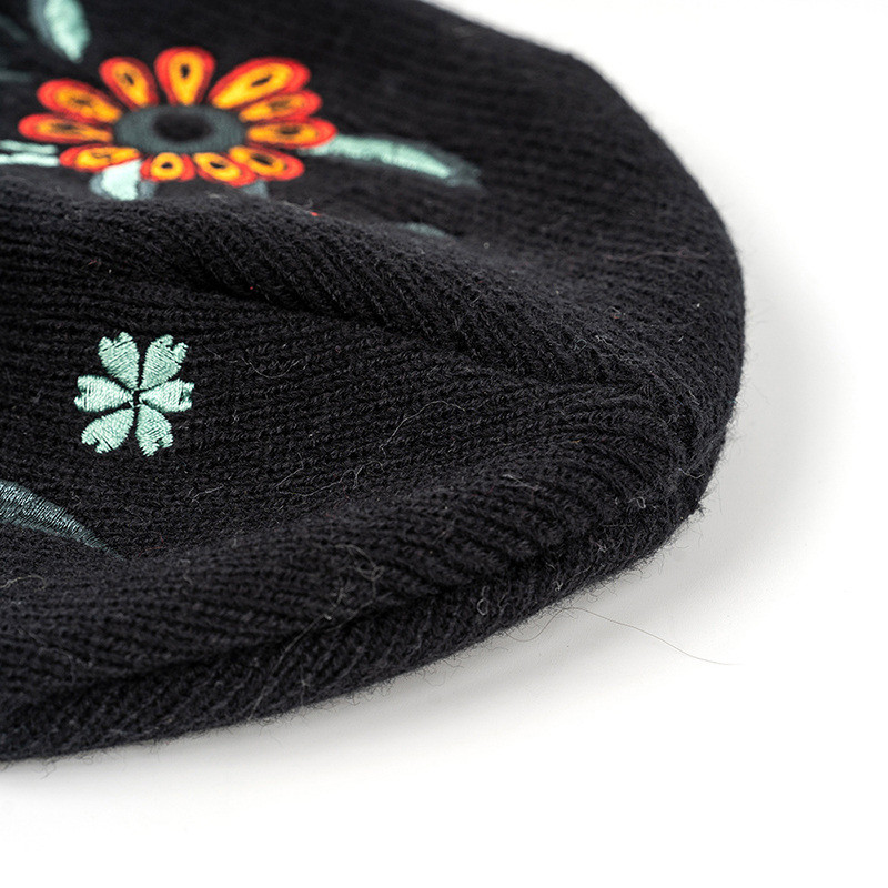 Embroidery beanie