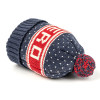 Wholesale Beanie Hats for Womens Warm Knitted Cuff Cap beanie heat with Removable Pom Pom OEM