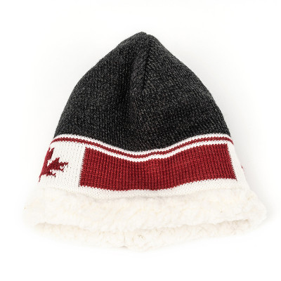 Wholesale Winter Chunky Knit Beanie Hats Sherpa Lined Super Warm From Chinese Manufacturer