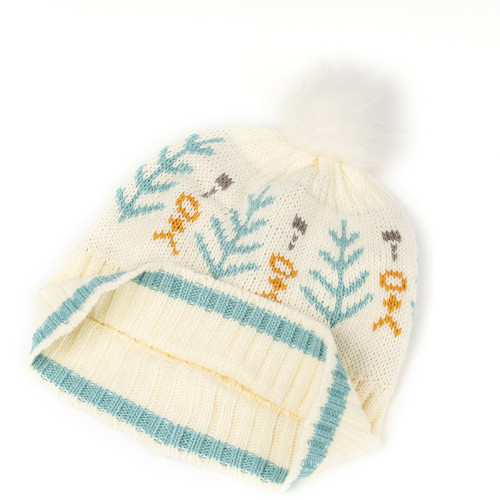 Wholesale Women's Knitted Beanie Hat with Fur Poms knitting Hat From supplier from Chinese Factory