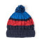 OEM Winter Ribbed Beanie Crossed Cap Chunky Cable Knitted hat Soft Warm Hat From Chinese Factory