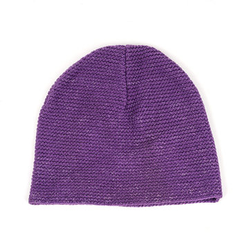 Wholesale Knitted Watch Cap Cotton hat Winter Solid Color knitted Beanie hat From Chinese Supplier