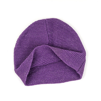 Wholesale Knitted Watch Cap Cotton hat Winter Solid Color knitted Beanie hat From Chinese Supplier