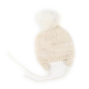 OEM Baby Girls Beanie Hat, Wholesale Winter Warm Beanie Hat for Little Girls