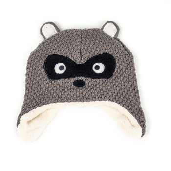OEM Toddler Kids Infant Knitted Baby Hat, Wholesale Earflap Knit Warm Cap Fleece Lined Beanie