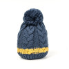 Chapeau de bébé en tricot d'hiver en gros Twist Warm Beanie Infant Toddler avec pompon ODM