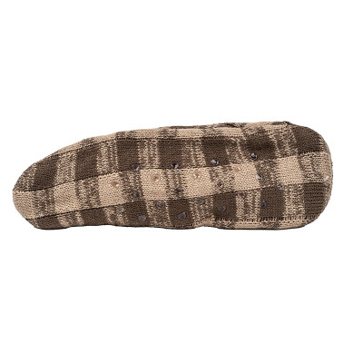 Wholesale Women's Knitted slipper Socks warm and comfortable Plaid slipper socks From China Factory