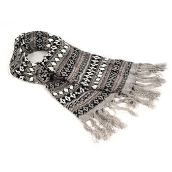 Wholesale Women's Fashion Long Shawl Big Grid Winter Warm Lattice Large Scarf knitted scarf ODM