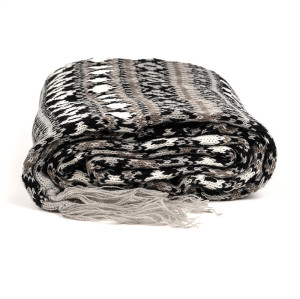 Wholesale Women's Fashion Long Shawl Big Grid Winter Warm Lattice Large Scarf knitted scarf ODM