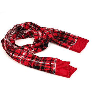 OEM 100% Cashmere Winter Fall Scarfs for Women Wholesale Fashion Wool Tartan Checkered Plaid Scarf