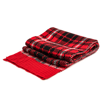 OEM 100% Cashmere Winter Fall Scarfs for Women Wholesale Fashion Wool Tartan Checkered Plaid Scarf