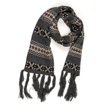 Wholesale Mens Plaid Scarf Soft Winter Scarves knitted warm scarf Unisex From Chinese Manufacturer