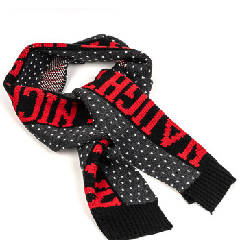 Wholesale Soft Warm knitted Scarf Stylish Soft scaf knitted scarf with alphabet From Chinese factory