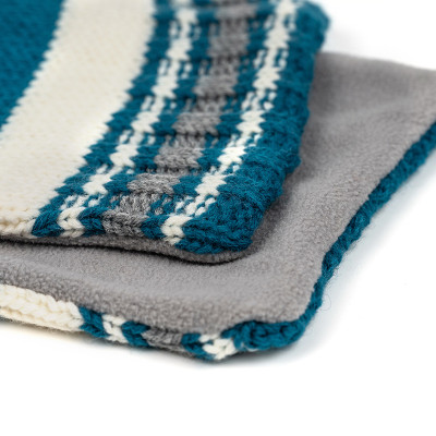 Wholesale Unisex Winter Scarf (Double Layer Knit) winter warm knitted scarf From China Manufacturer