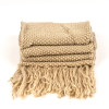 Wholesale Women's Soft Knitted Scarf with Fringe Knit Winter Warm Scarf From Chinese Factory
