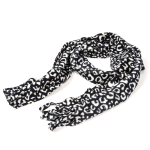Wholesale Winter Warm Cow Gaain Pattern Printed Soft Scarf From Chinese Factory