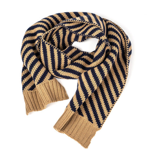 OEM Wholesale knit Luxury Winter Scarf Premium Cashmere Feel Unique Design knitted scarf from China