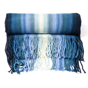 Wholesale scarf Warm Women Blanket Scarf knitted Oversized scarf with Tassel From Chinese Supplier