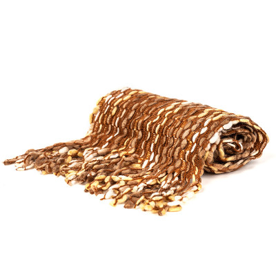 OEM Women's Soft and Warm Knitted Scarf Plush Fleece Winter Scarf winter knitted scarf From Factory