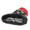 Wholesale Knittd Beanie Hat Caps Winter Warm Hats beanie Caps for Women Cuffed Cap With Pom Poms ODM