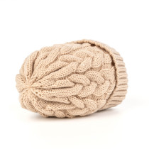 Wholesale Beanie Winter Knit Cable Hat For Women Girls knitted warm beanie From Chinese Factory