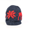 Wholesale knitted Beanie Knit Ski Cap With Classic Deer Jacquard knitting hat From Chinese Supplier