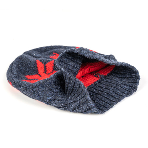 Wholesale knitted Beanie Knit Ski Cap With Classic Deer Jacquard knitting hat From Chinese Supplier