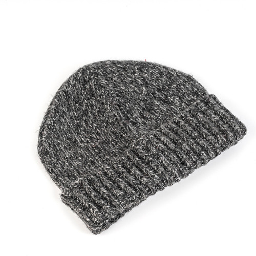 OEM Knit Beanie Winter Hat Wholesale Thermal Thick Polar Fleece Snow Skull Cap for Men and Women