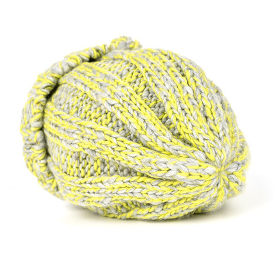 OEM Men's and Women's Autumn and Winter Woolen Hats, Wholesale Fashionable Big Caps Knit Cable Hat