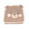 Wholesale Baby Handmade Bear Knitted beanie hat cap knitting Baby beanie Hat cap From China Supplier