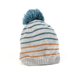 OEM Newborn Beanie Stripes Hat Toddler Soft Knit Hat Infant Cotton Caps From Chinese Factory