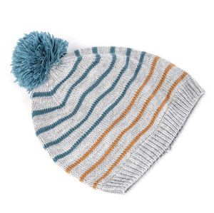 OEM Newborn Beanie cap Stripes Hat Toddler Soft Knit Hat Infant Cotton Caps From Chinese Factory