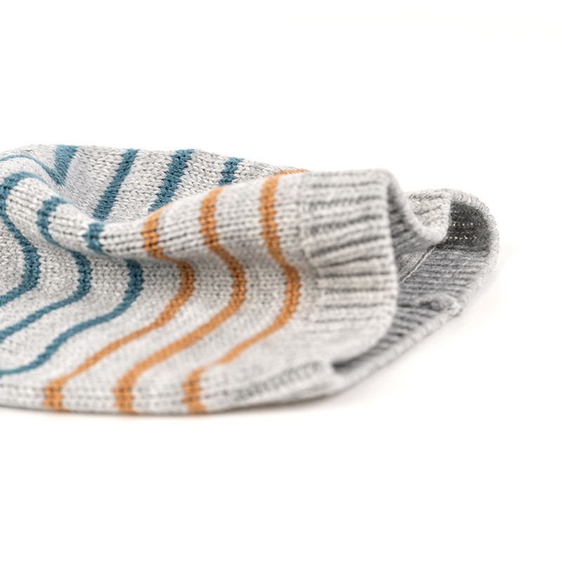 OEM Newborn Beanie cap Stripes Hat Toddler Soft Knit Hat Infant Cotton Caps From Chinese Factory