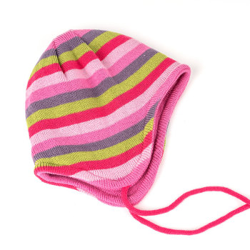 Wholesale Baby Knitted Winter Hats Winter Warm Knit Beanie Cozy Lining Infant Skull Cap From China