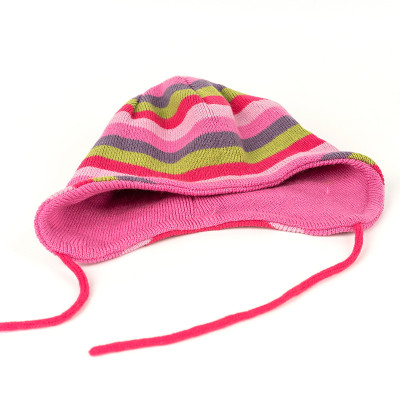 Wholesale Baby Knitted Winter Hats Winter Warm Knit Beanie Cozy Lining Infant Skull Cap From China