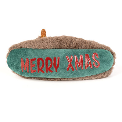 OEM One Fuzzy Feet Knit Slippers for Women Wholesale Cute Fleece-Lined House Slippers Animal Designs