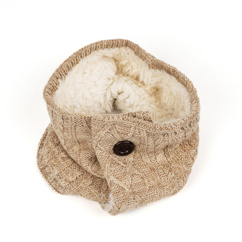 Wholesale Unisex Winter Warm Knitted Thicken Neckerchief Knitted Scarf From Chinese Manufacturer