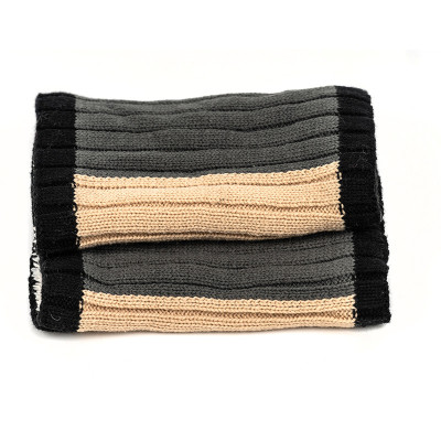Wholesale Winter Neck Warmer Double-layer Soft Fleece Lined Neck Gaiter Winter Warm Scarf From China