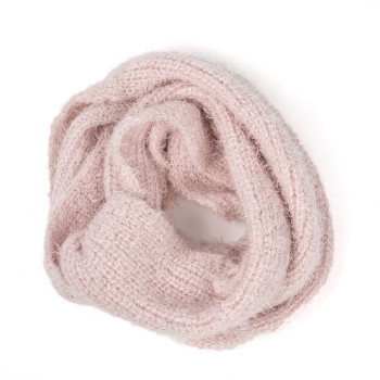 Wholesale knitted Infinity Scarf Women's Winter Warm Cable Knit scarf From Chinese Manufacturer