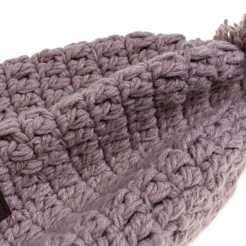 Knitted Crochet Beanie 