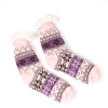 ODM Slipper Socks for Women with Grippers Non Slip Sherpa Lined slipper socks From Chinese Factory